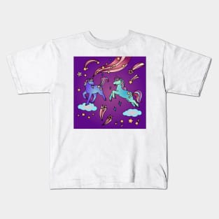 Unicorns 124 (Style:2) Kids T-Shirt